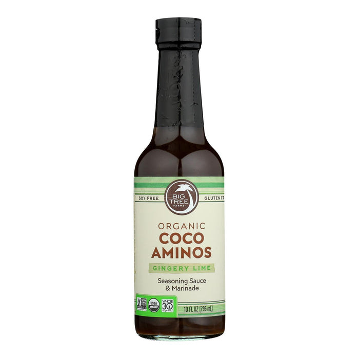 Big Tree Farms Coco Aminos Ginger Lime 6-Pack of 10 Fl Oz. Bottles