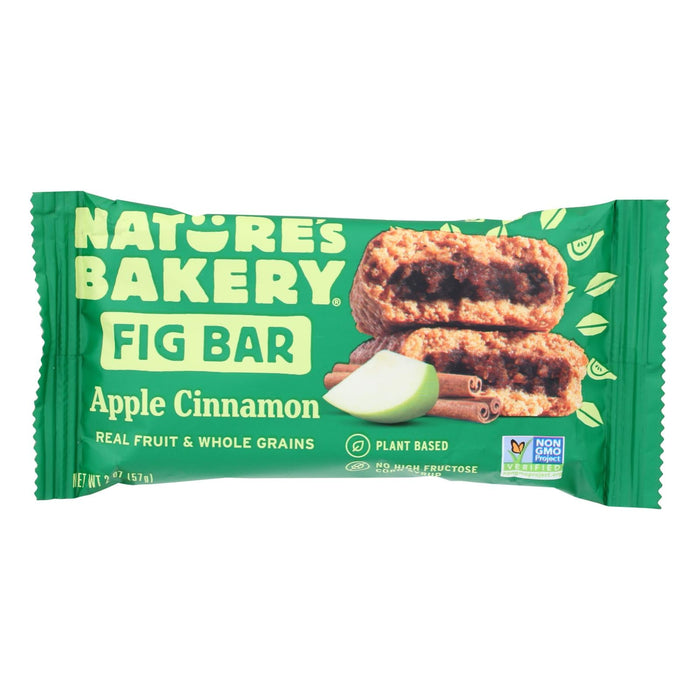 Nature's Bakery Whole Wheat Stone-Ground Apple Cinnamon Fig Bars (12-Pack) 2 Oz.