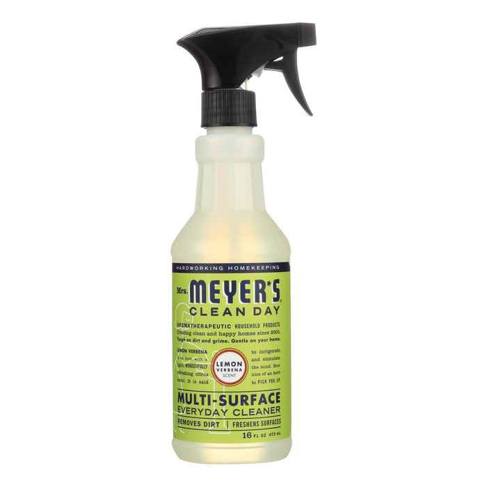 Mrs. Meyer's Clean Day Multi-Surface Everyday Cleaner, Lemon Verbena, 16 oz. (Pack of 6)