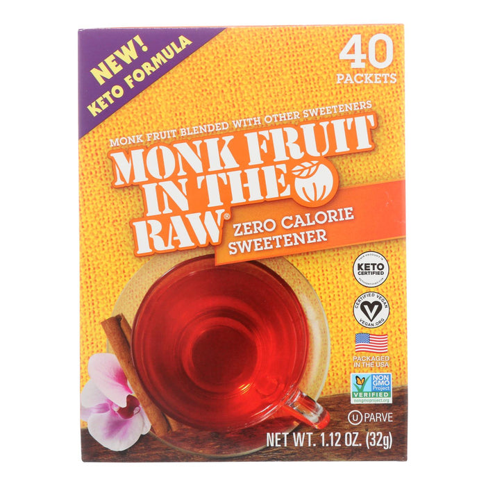 Monk Fruit In The Raw - Sweetener Packets, 40 ct (Pack of 8)