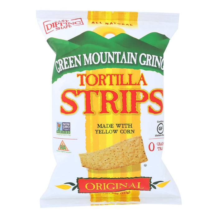 Green Mountain Gringo Tortilla Strips - Original Flavor (Pack of 12, 8 Oz. Each)