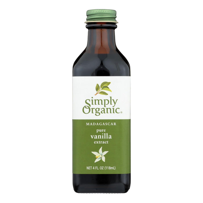 Organic Simply Vanilla Extract (Pack of 4 Oz.)