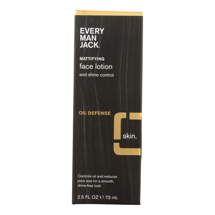 Every Man Jack Fragrance-Free Face Lotion - Moisturizing for All Skin Types - 2.5 Fl Oz