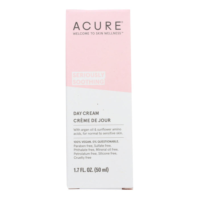 Acure Sensitive Facial Cream: Argan Oil, Sunflower Amino Acids & Calming Botanicals - 1.75 Fl Oz