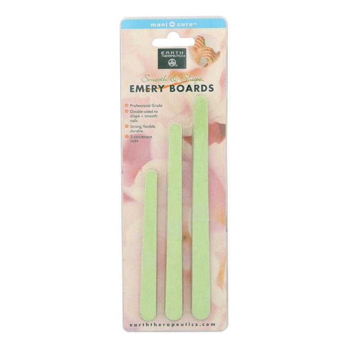 Earth Therapeutics Premium Emery Boards for Nail Shaping and Smoothing (15 Boards)