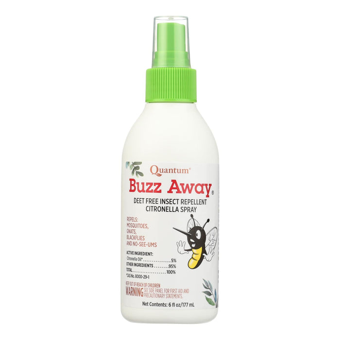 Quantum Research Buzz Away Insect Repellent Citronella Spray (6 Oz.)