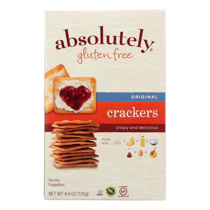 Absolutely Gluten Free Original Crackers, 12 Pack - 4.4 Oz. Per Pack