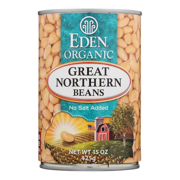 Eden Organic Great Northern Beans (Pack of 12 - 15 Oz.)