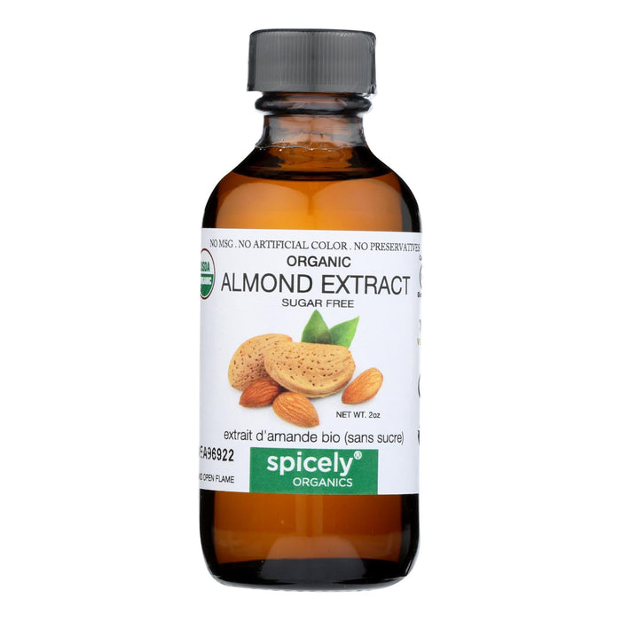 Spicely Organics 12 Fl Oz. Organic Pure Almond Extract
