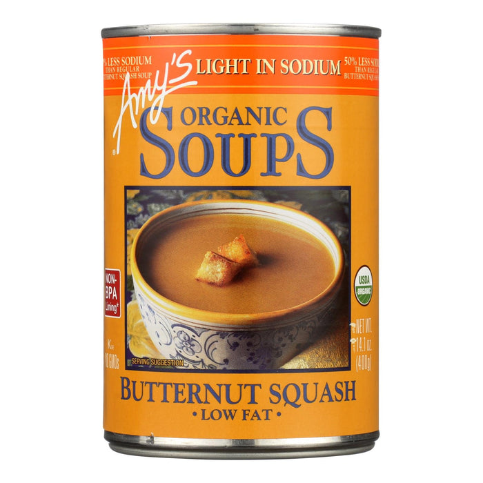 Amy's Organic Butternut Squash Soup, Low Sodium (14.1 Oz., Pack of 12)