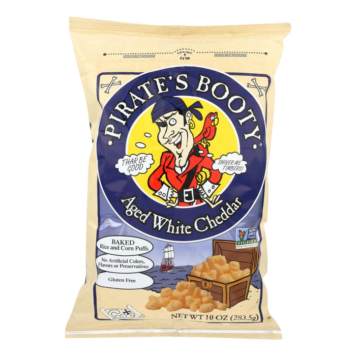 Pirate Brands Booty Puffs Aged White Cheddar (10 Oz., 6-Pack)