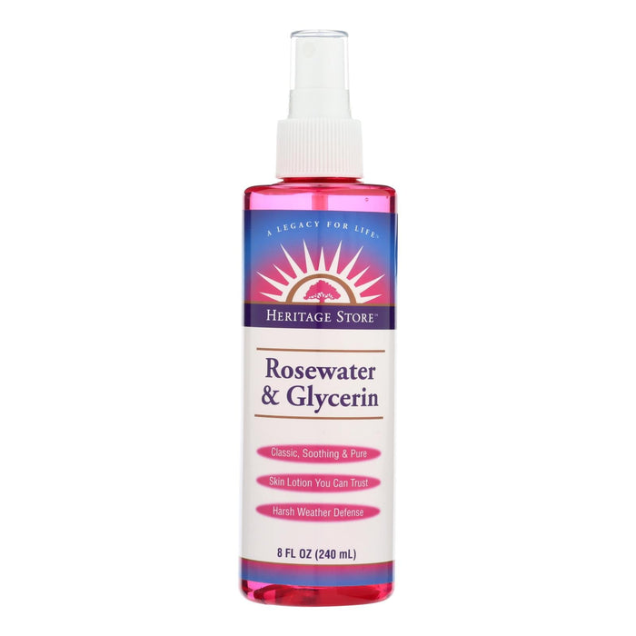 Heritage Products Rosewater & Glycerin Face Mist - 8 Fl Oz.