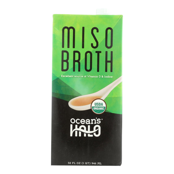 Ocean's Halo Organic Miso Broth (Pack of 6 - 32 Fl. Oz.)