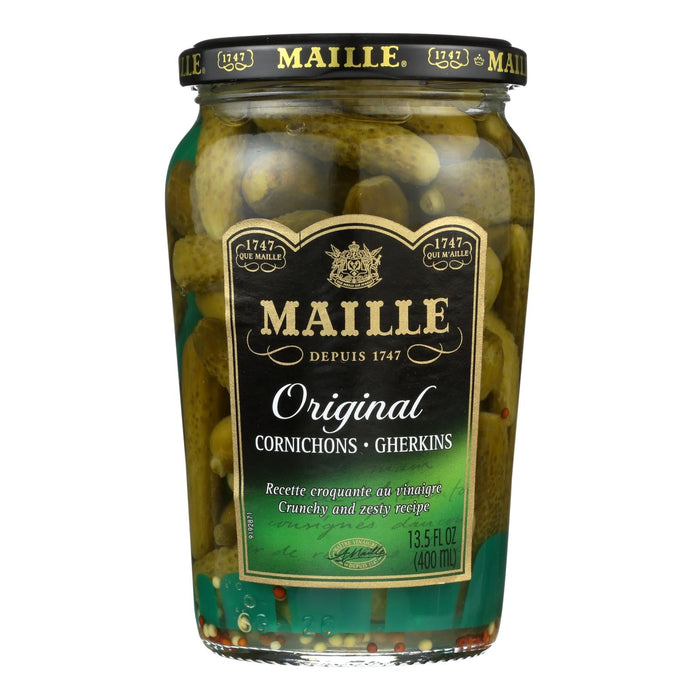 Maille Classic Cornichons, 12 Pack of 13.5 Fl Oz. Jars