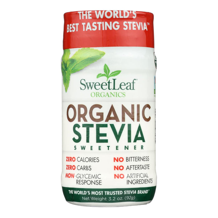 Sweet Leaf Organic Calorie-Free Stevia Sweetener, 3.2 Oz.