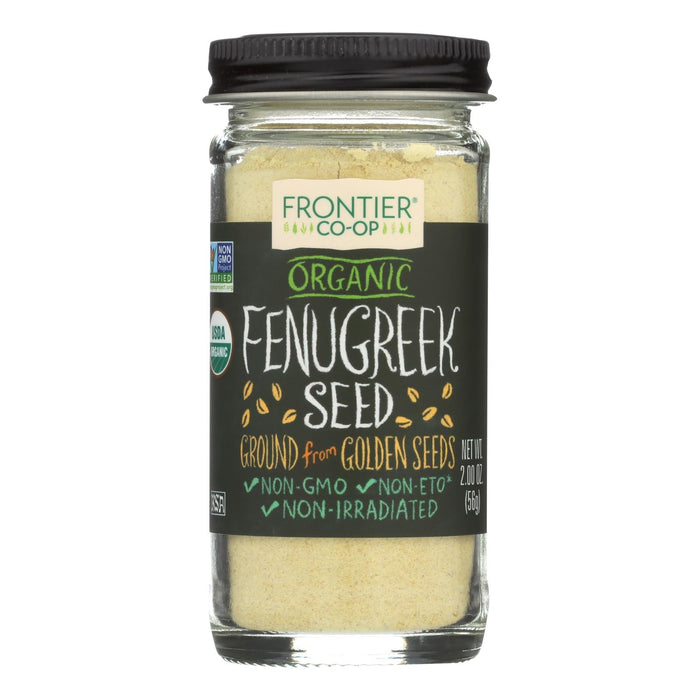Frontier Coop Organic Ground Fenugreek Seed (2.24 Oz.)