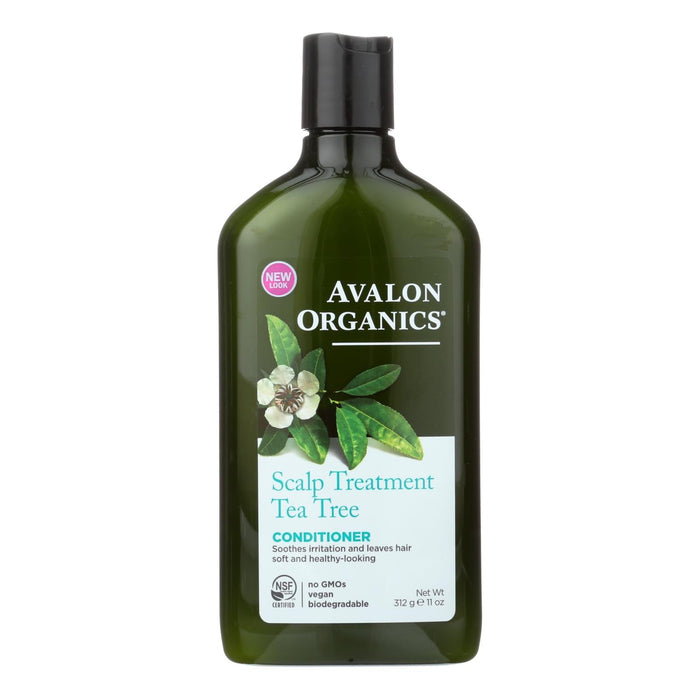 Avalon Organics Scalp Treatment Tea Tree Conditioner - 11 Fl Oz - Pack of 3