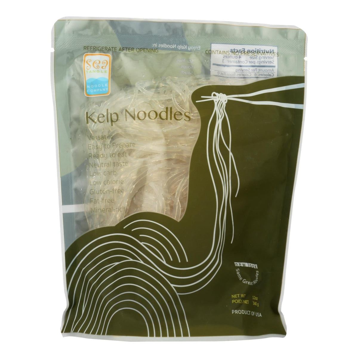 Sea Tangle Noodle Co. Low-Calorie Kelp Noodles (12 Pack - 12 Ounce) — Specialty Food Source sea-tangle-noodle-co-low-calorie-kelp-noodles-12-pack-12-ounce-specialty-food-source