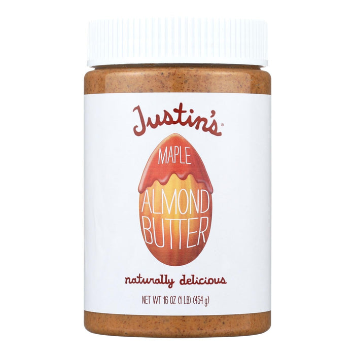 Justin's Almond Butter, Maple, 16 Oz. (Pack of 6)