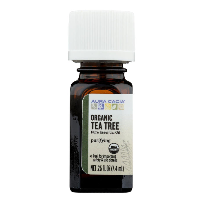 Aura Cacia Tea Tree Essential Oil, .25 Oz.