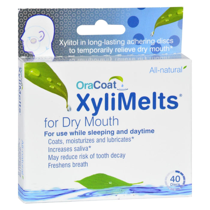 Oracoat Xylimelts Dry Mouth Lozenges for All-Day Relief (Pack of 40)