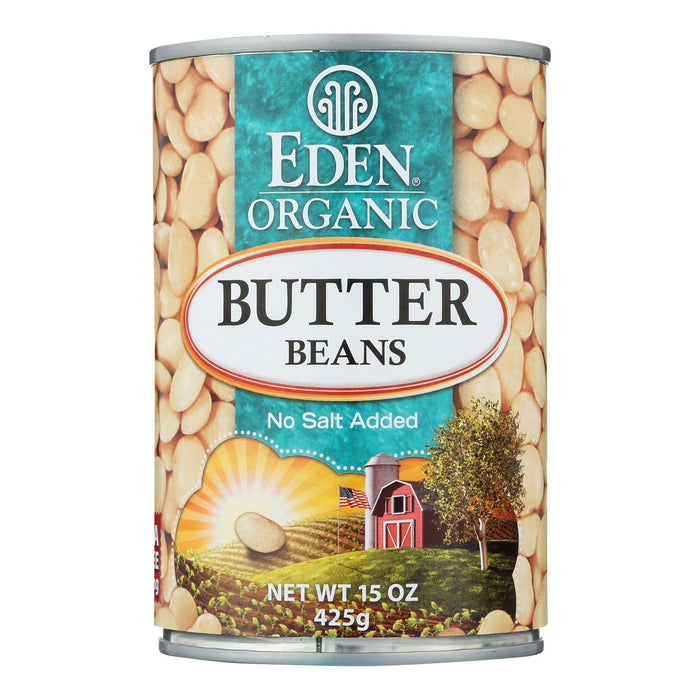 Eden Foods Organic Butter Beans, 15 Oz (Pack of 12)