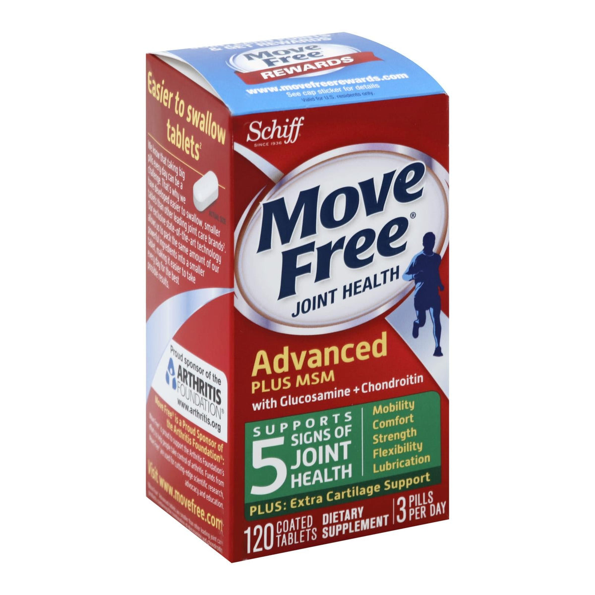 Move Tabletki Move Free Total Joint Health 1500 mg Coated Tablets, 120 Count ...