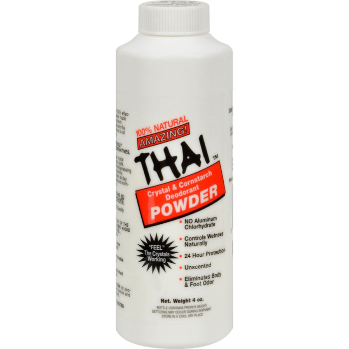 Thai Deodorant Stone Crystal Natural Powder - 3 Oz