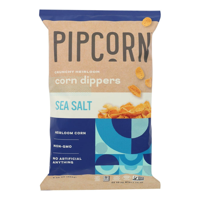 Pipcorn Sea Salt Corn Dippers (Pack of 12 - 9.25 Oz.)