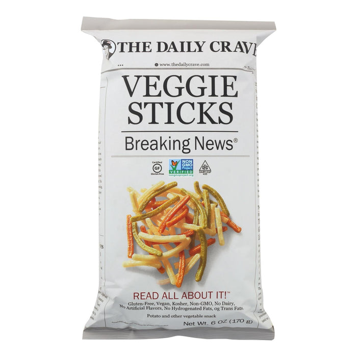 The Daily Crave Veggie Sticks Potato and Other Vegetable Medley Snack (Pack of 8 - 6 Oz.)