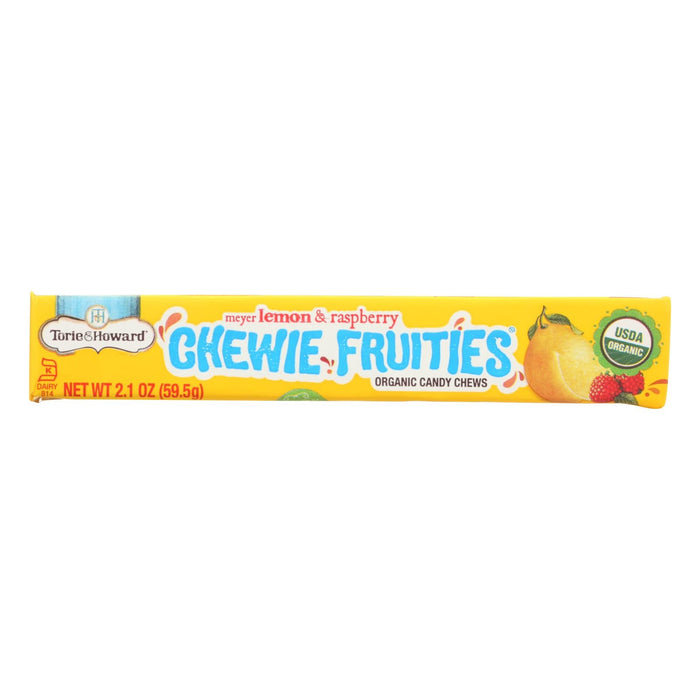 Torie & Howard Organic Fruity Lemon Raspberry Chewy Candy Bites - 18 Pack, 2.1 Oz