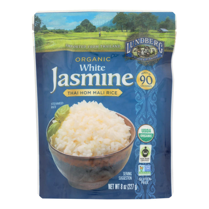 Lundberg Jasmine Thai Organic Rice: 6 Pack - 8 Oz Bags