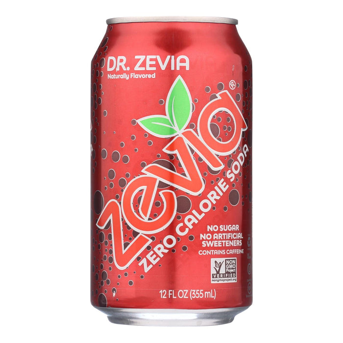 Zevia Zero Calorie Soda Dr Zevia, 6 x 12 Oz Cans