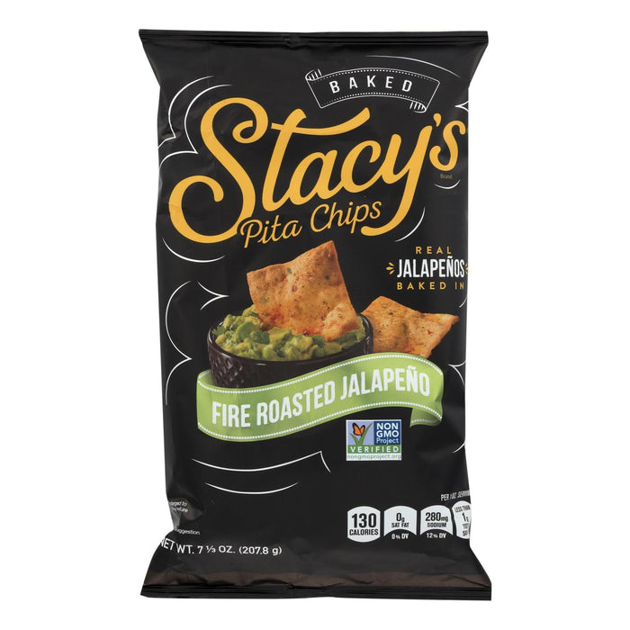 Stacy's Fire Roasted Jalapeno Pita Chips (12 - 7.33 Oz. Bags)