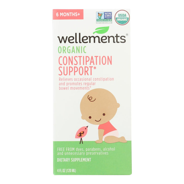 Wellements Constipation Support, 4 Fl Oz
