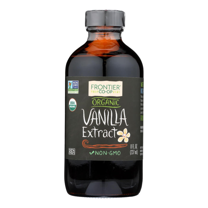 Frontier Herb - Organic  Vanilla Extract, 8 Oz.