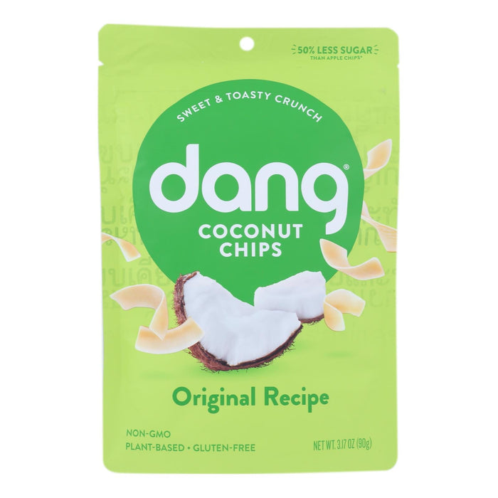 Dang Toasted Original Coconut Chips - 3.17 Oz. (12-Pack)
