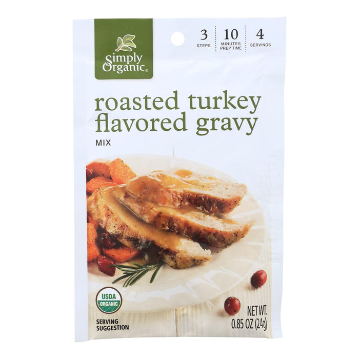 Simply Organic Roasted Turkey Flavored Gravy Seasoning Mix (12-Pack)