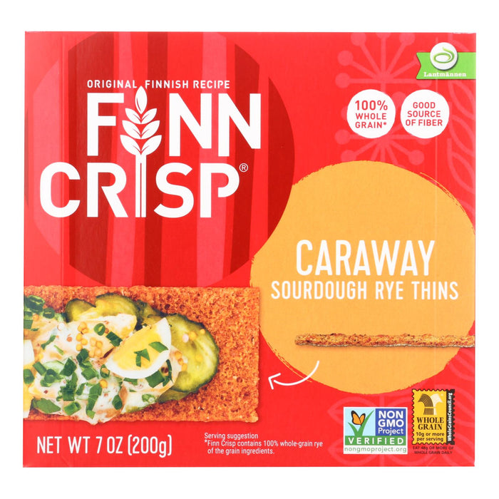 Finn Crisp Caraway Crispbread, 9-Pack, 7 Oz Each