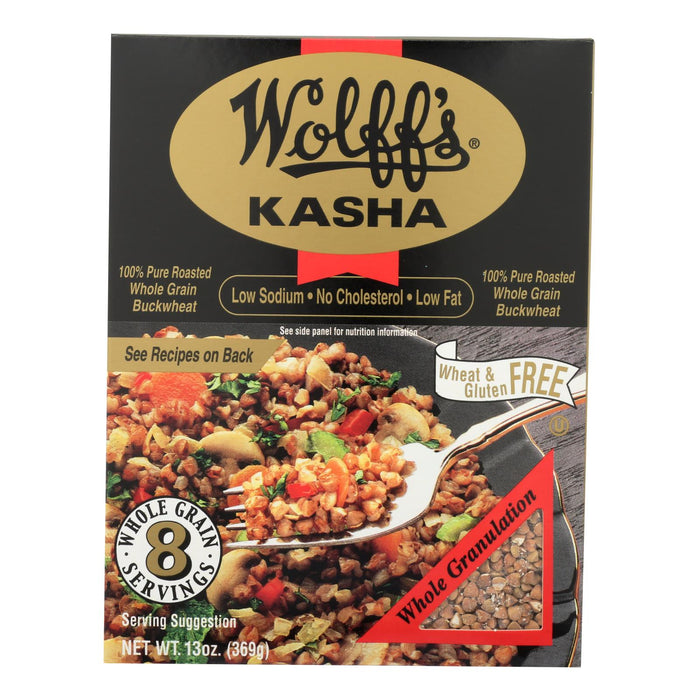 Wolff's Kasha Whole Granulation (Pack of 6 - 13 Oz.)