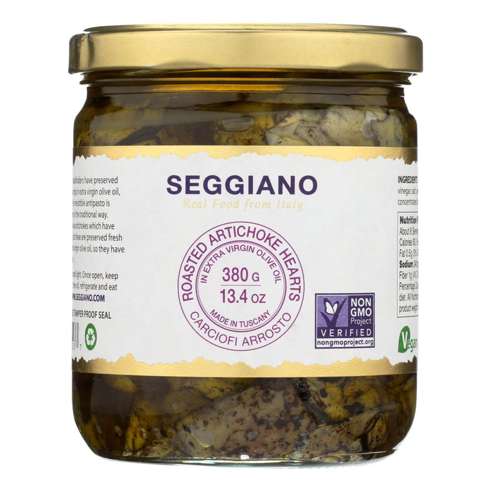 Seggiano Roasted Artichoke Hearts 13.4 Oz. (Pack of 6)