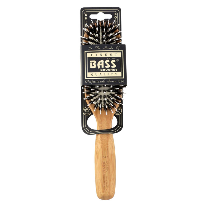 Bass Brushes Real Bamboo Paddle Hair Brush