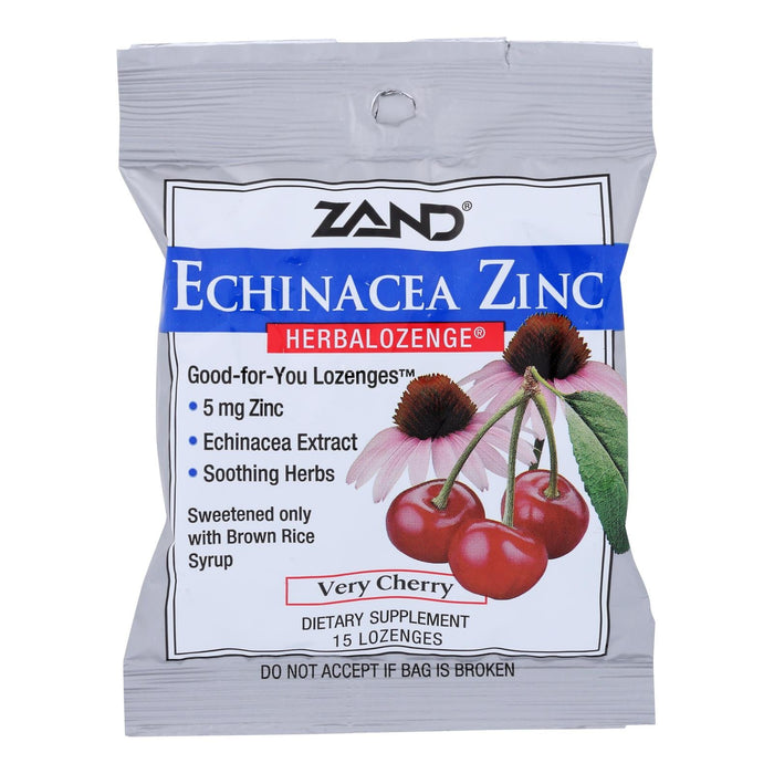 Zand Herbalozenge Cherry Echinacea Zinc 12 - 15 Lozenges