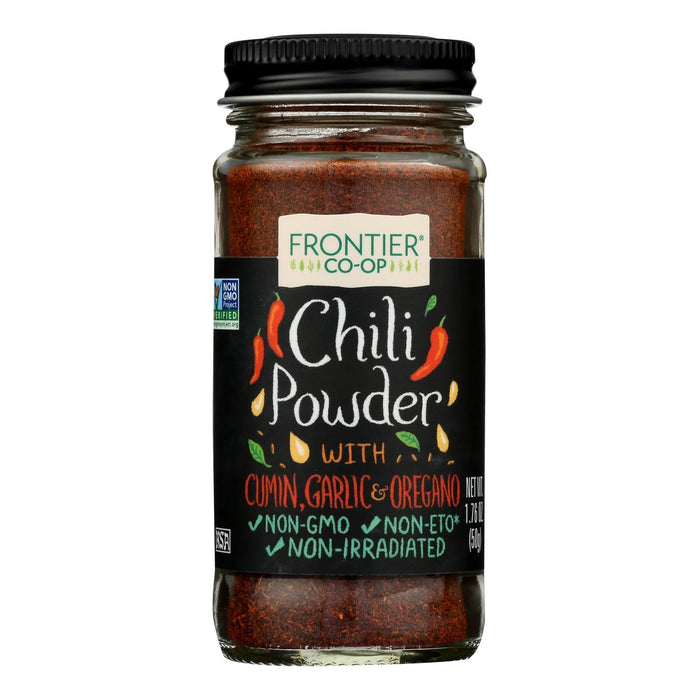 Frontier Chili Powder, 1.76 Oz, Sodium Free