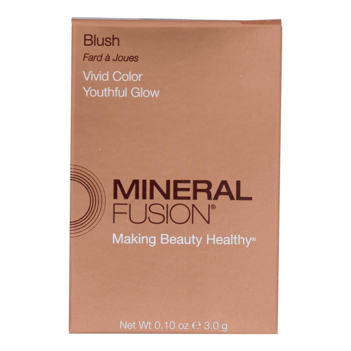 Mineral Fusion Blush Harmony (0.1 Oz.) - Natural Blush for a Healthy Glow, Cruelty-Free and Vegan