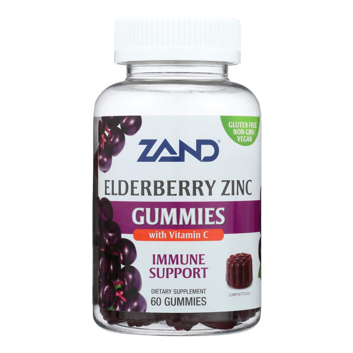 Zand Premium Elderberry Zinc Gummies (Pack of 60) Immune Support