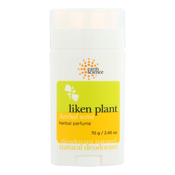 Earth Science Liken Plant Natural Deodorant - Herbal Parfume, 2.5 Oz