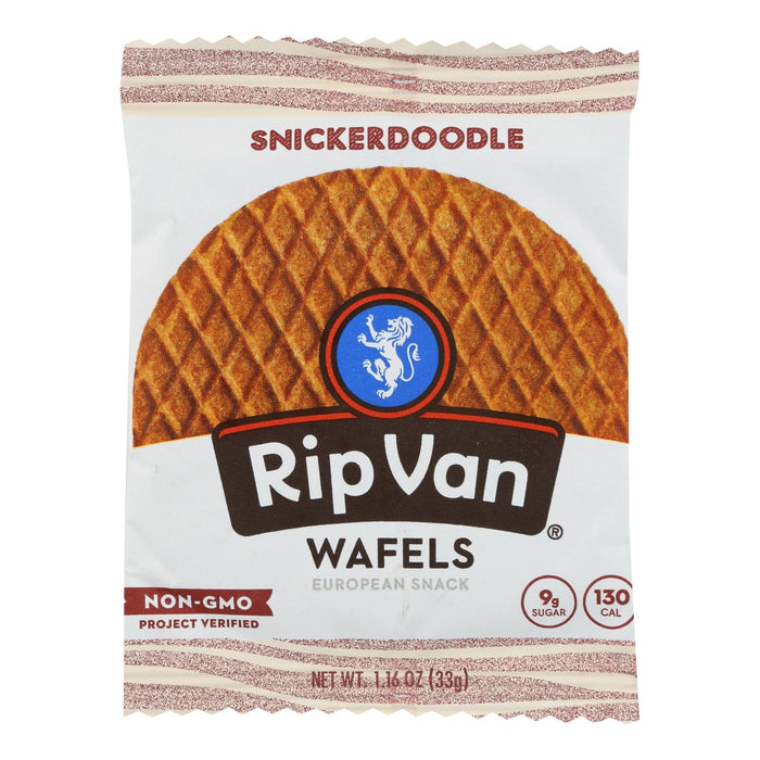 Rip Vanilla Wafels - Snickerdoodle Wafels, 1.16 oz, Case of 12