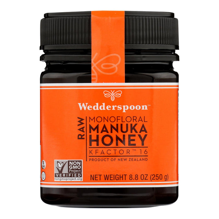 Wedderspoon Manuka Honey, KFactor 16, 8.8 Oz. (Pack of 6)
