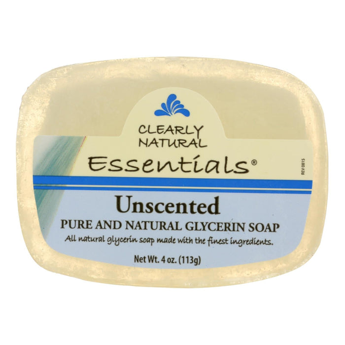 Clearly Natural Glycerin Bar Soap - Unscented, 4 Oz